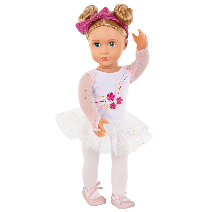 Curtain Call - Ballerina Outfit for 46cm Dolls - Dress & Ballet Shoes - Our Generation