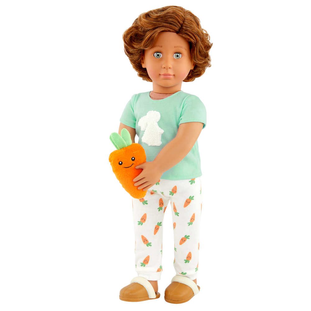 Bedtime Bunny- Pyjama Outfit for 46cm Boy Doll - Boy Doll Clothes - Our Generation UK 