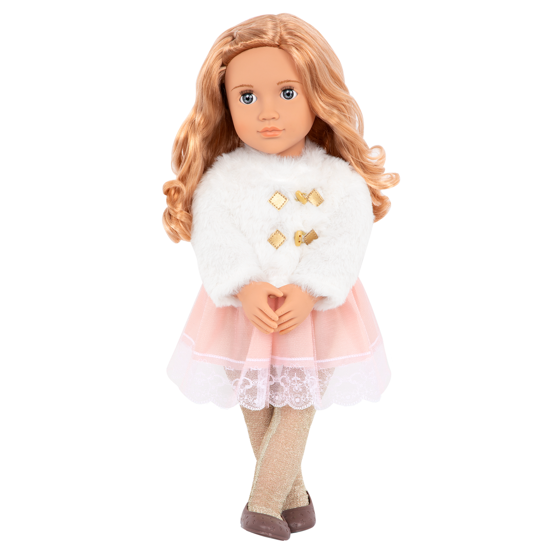 Halia - 46cm Christmas Doll - OG Doll with Blonde Hair & Blue Eyes - Toys & Gifts for Children - Our Generation UK