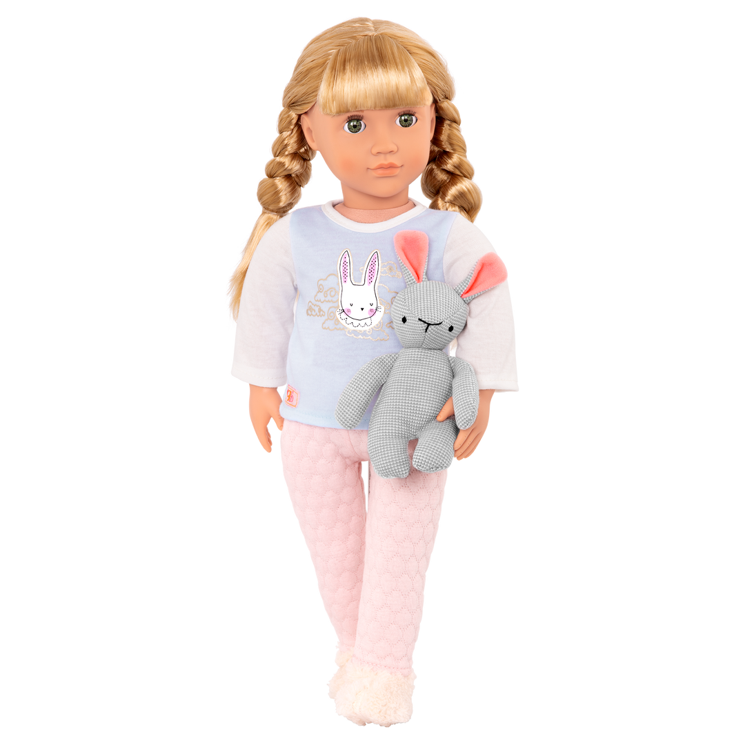 Jovie - 46cm Sleepover Doll - Doll with Blonde Hair & Green Eyes - Toys & Gifts for Kids - Our Generation UK