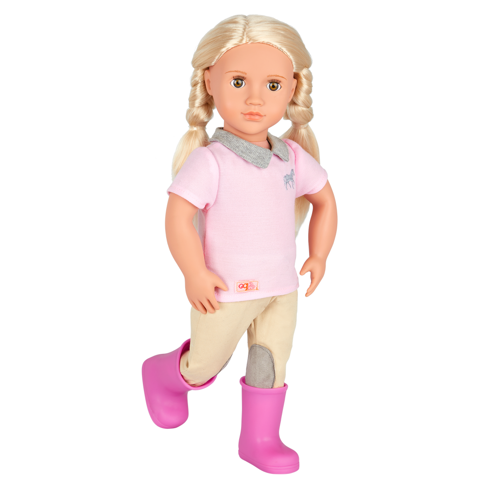 Tamera - OG Equestrian Doll - 46cm Horse-Riding Doll with 2 Outfits & Storybook - Gifts for Kids - Our Generation