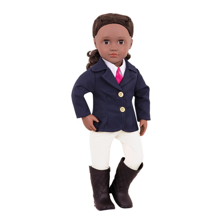 Rashida - 46cm Horse Riding Doll - Posable Doll - Doll & Storybook - Equestrian - Our Generation