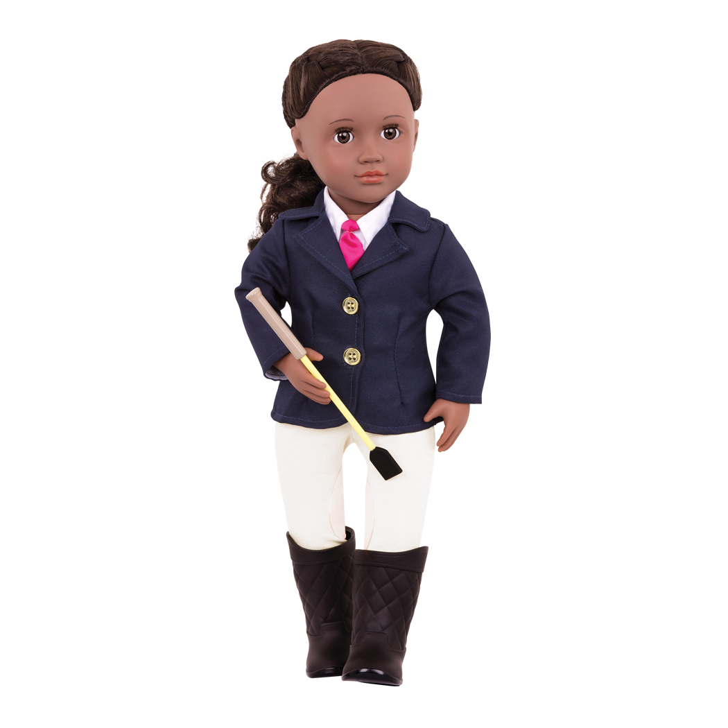 Rashida - 46cm Horse Riding Doll - Posable Doll - Doll & Storybook - Equestrian - Our Generation