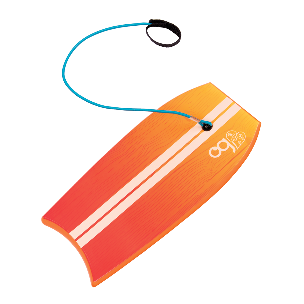 Gabe - 46cm Boy Doll - Boy Doll with Blonde Hair & Brown Eyes - Surfing Doll - Orange Surfboard - Toys & Gifts for Children - Our Generation UK