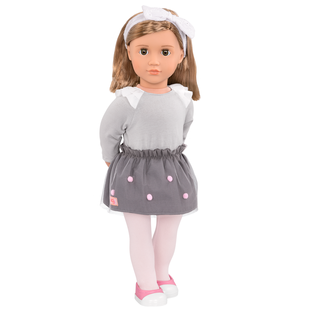 Bina - Fashion Doll with Brown Hair & Green Eyes - OG Fashion Doll - Toys for Children - Our Generation