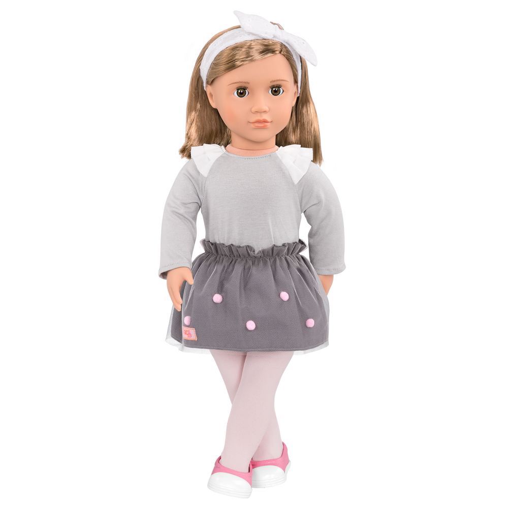 Bina - Fashion Doll with Brown Hair & Green Eyes - OG Fashion Doll - Toys for Children - Our Generation