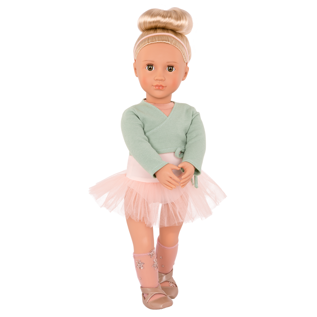 Viola - 46cm Ballerina Doll - OG Doll with Blonde Hair & Green Eyes - Toys & Gifts for Kids - Our Generation UK
