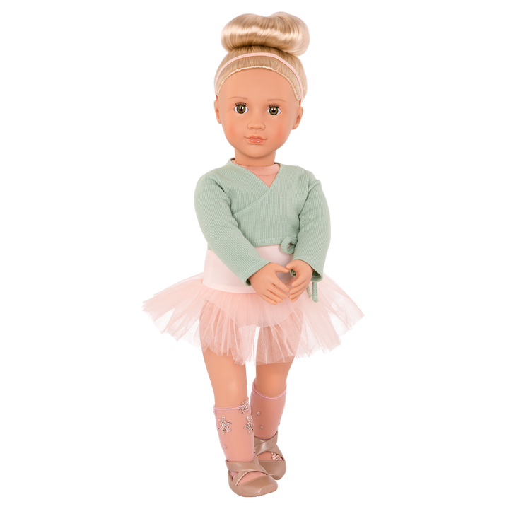 Viola - 46cm Ballerina Doll - OG Doll with Blonde Hair & Green Eyes - Toys & Gifts for Kids - Our Generation UK