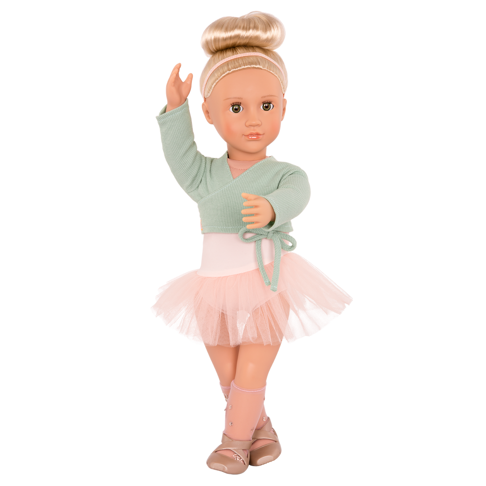 Viola - 46cm Ballerina Doll - OG Doll with Blonde Hair & Green Eyes - Toys & Gifts for Kids - Our Generation UK