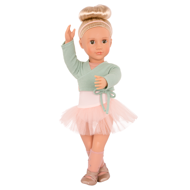Viola - 46cm Ballerina Doll - OG Doll with Blonde Hair & Green Eyes - Toys & Gifts for Kids - Our Generation UK