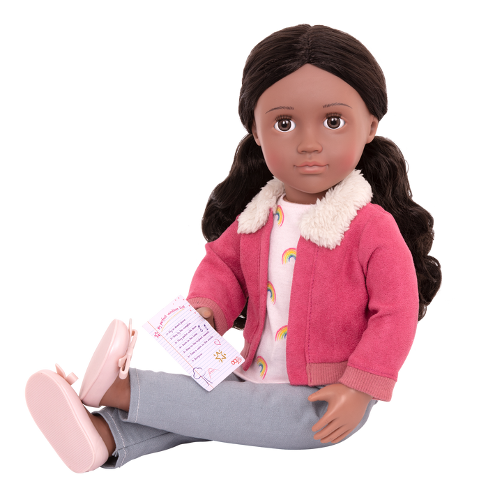 18-inch Posable Travel Doll Aryal