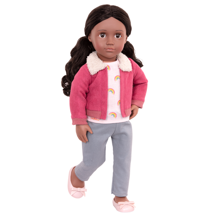 18-inch Posable Travel Doll Aryal