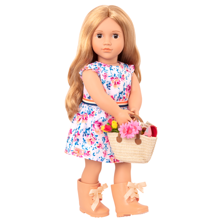 Sage - 46cm Gardening Doll - Our Generation Doll with Blonde Hair & Brown Eyes - Toys & Gifts - Ages 3 Years + - Our Generation UK