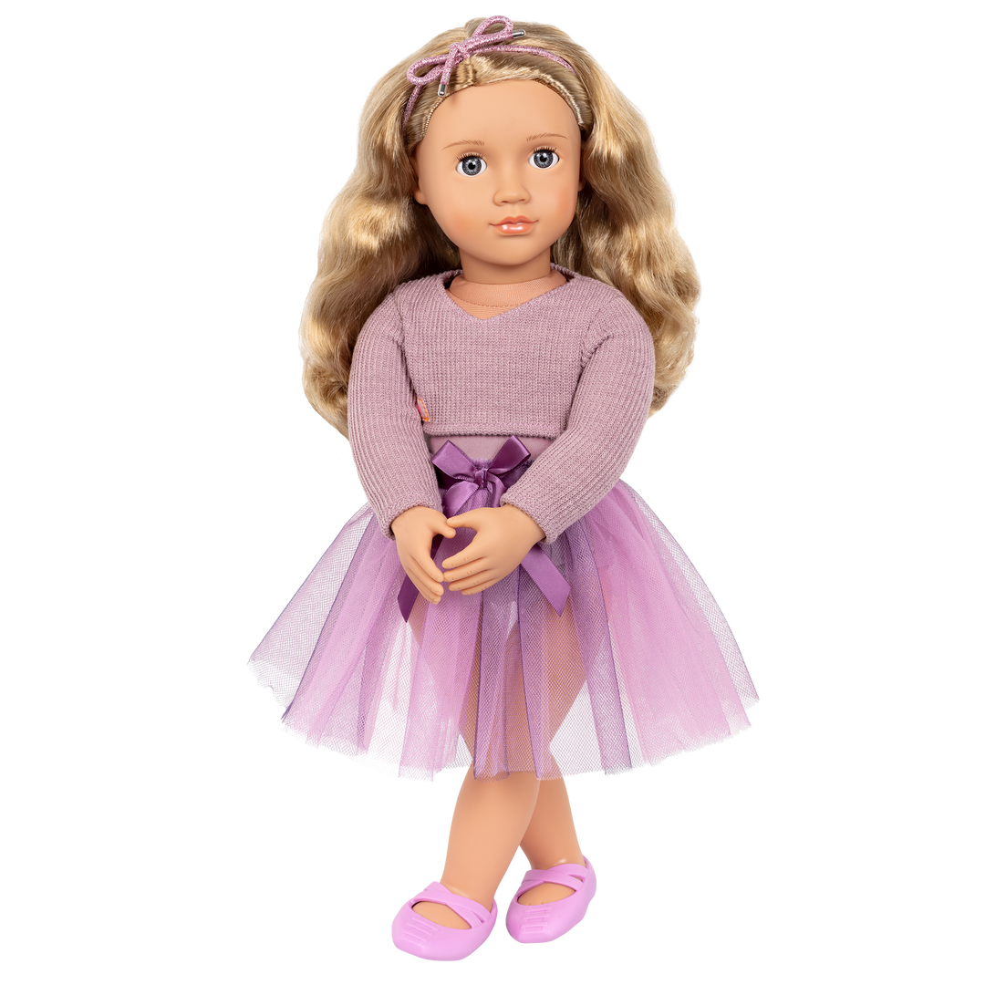Savannah - 46cm Ballerina Doll - Blonde Hair & Blue Eyes - Dolls - Toys & Gifts for Kids - Our Generation UK