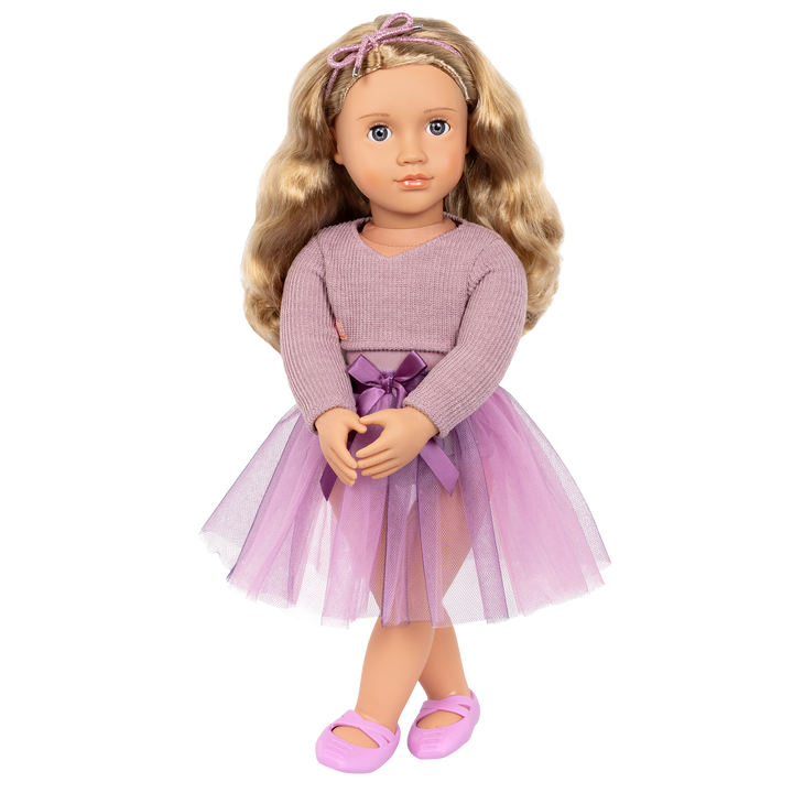 Savannah - 46cm Ballerina Doll - Blonde Hair & Blue Eyes - Dolls - Toys & Gifts for Kids - Our Generation UK