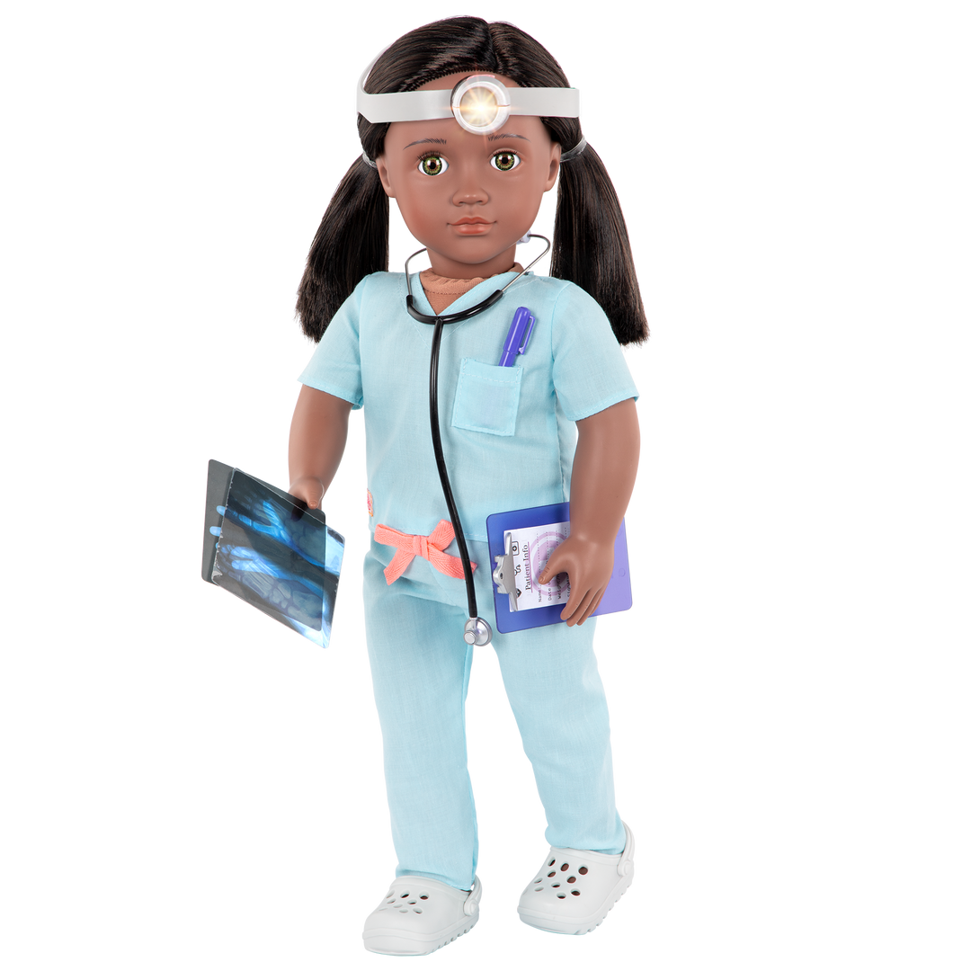 Doll shop doctor cartoon