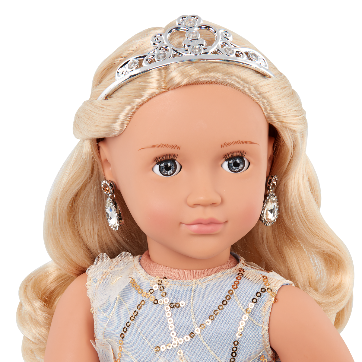 BD31346 Our Generation 18 inch Doll Ellory Tiara Earrings e22383d8 92eb 43c6 8976 dc408a804155