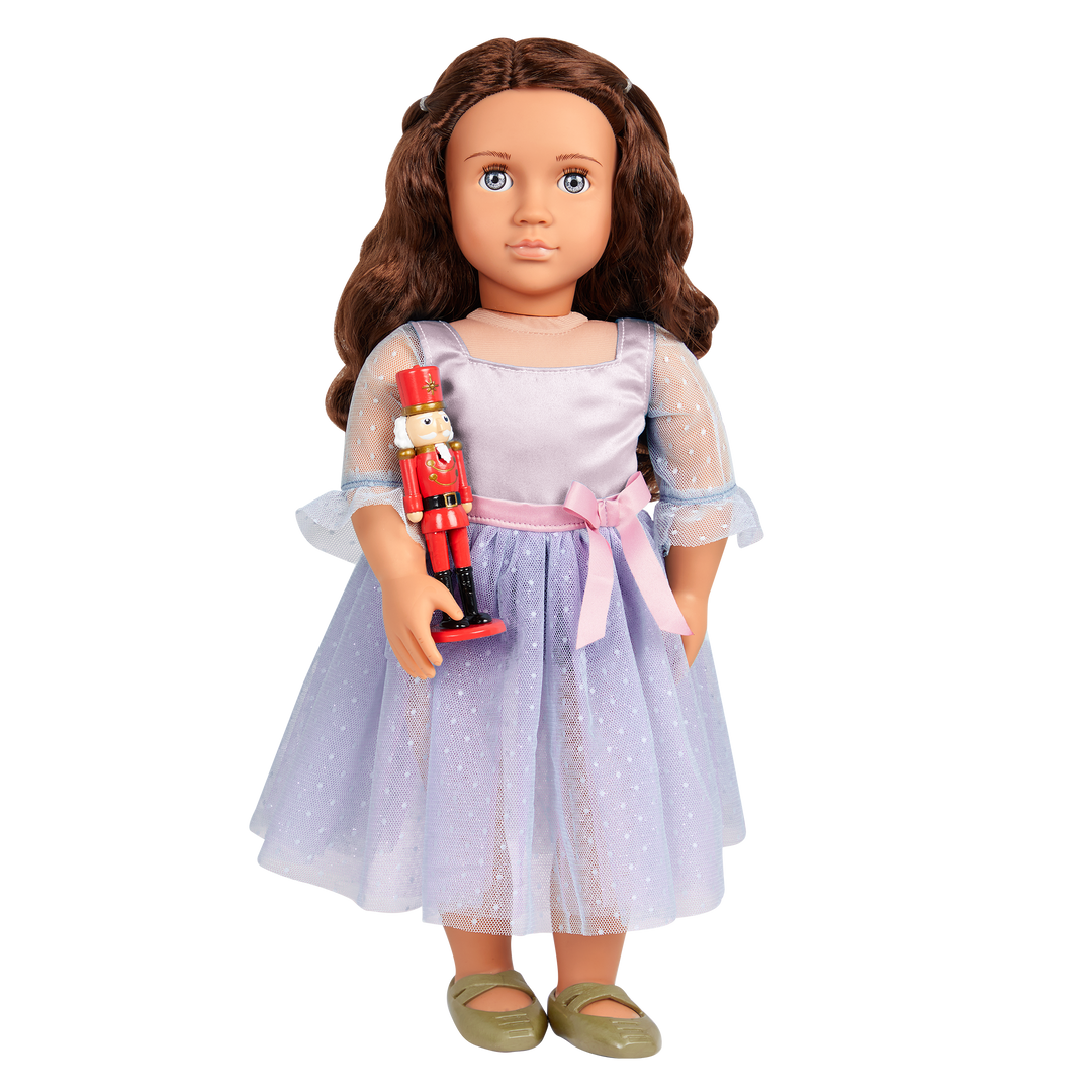 Clara - 46cm Nutcracker Doll - Toys & Gifts for Kids - OG Doll with Brown Hair & Blue Eyes - Christmas Gifts - Our Generation UK