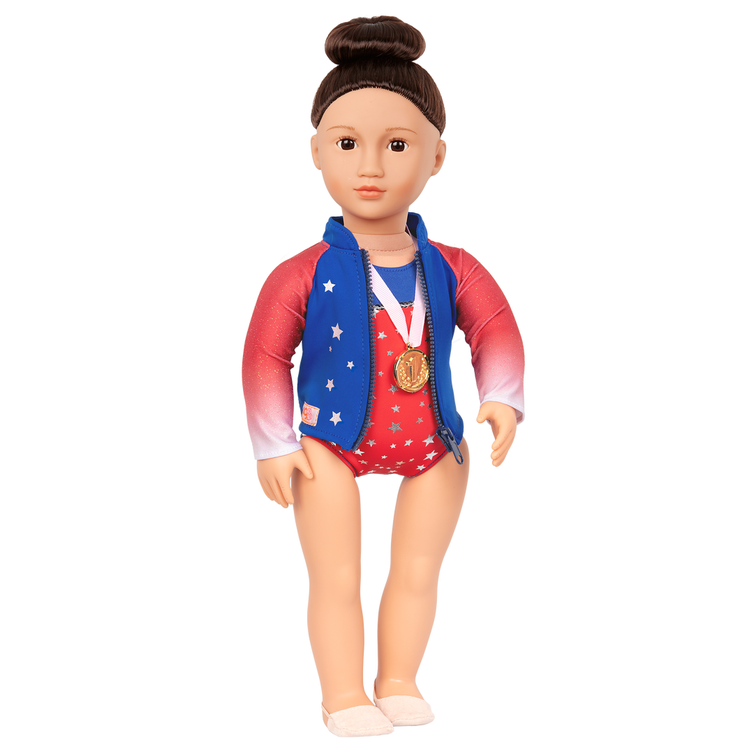 Athletic Team Series 18-inch Gymnastics Doll Sun