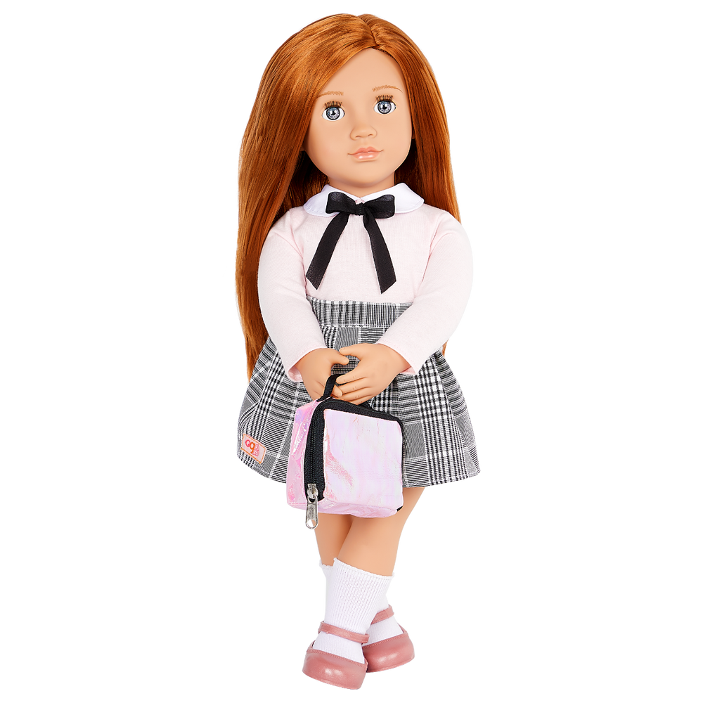 Carly - 46cm School Doll - Doll with Red Hair & Grey Eyes - Toys & Gifts for Kids - Our Generation UK