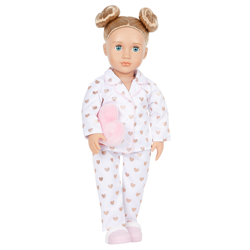 Serenity - 46cm Sleepover Doll - Doll with Blonde Hair & Blue Eyes - Toys & Gifts for Kids - Ages 3 to 12 Years - Our Generation UK