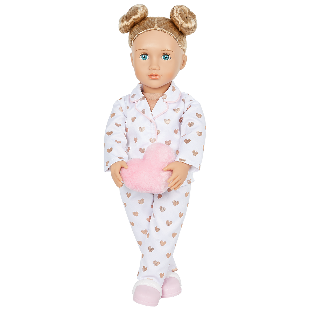 Serenity - 46cm Sleepover Doll - Doll with Blonde Hair & Blue Eyes - Toys & Gifts for Kids - Ages 3 to 12 Years - Our Generation UK