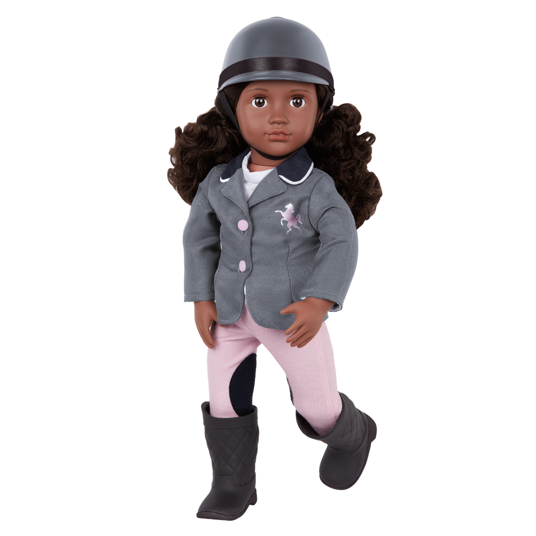 Rashida Posable 18 inch Equestrian Doll Our Generation Our