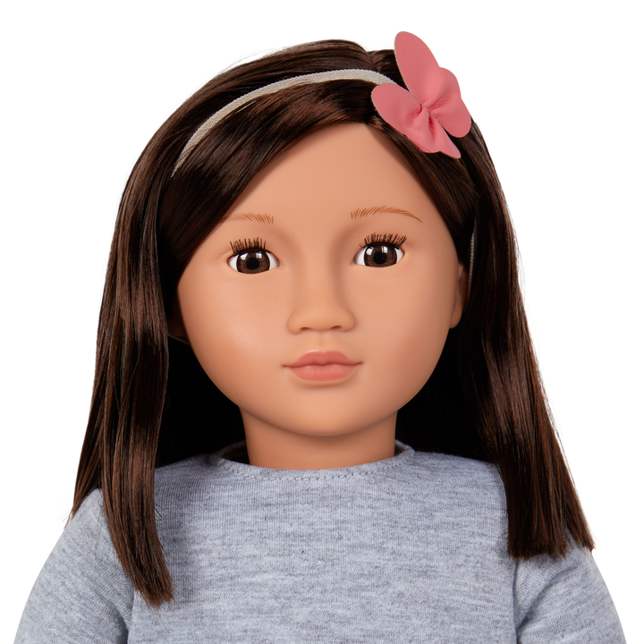 Mei - OG Fashion Doll - 46cm Doll with Brown Hair & Brown Eyes - Toys & Gifts - Our Generation