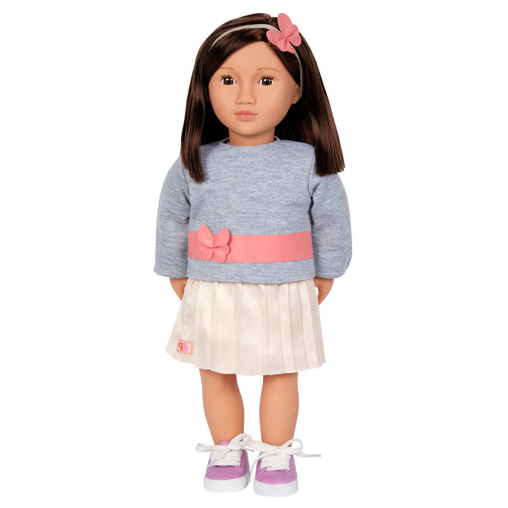 Mei - OG Fashion Doll - 46cm Doll with Brown Hair & Brown Eyes - Toys & Gifts - Our Generation