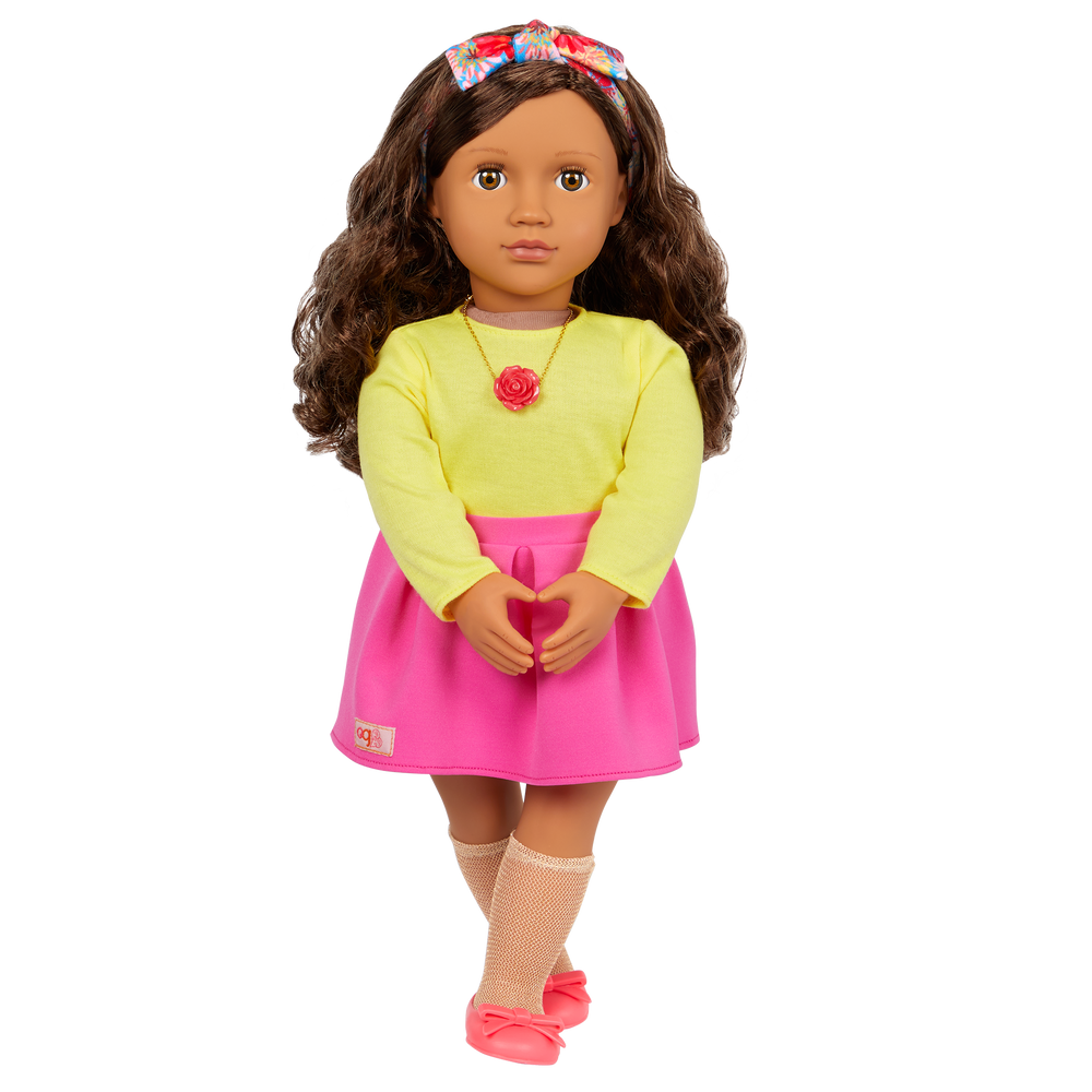 Patricia - 46cm Fashion Doll - OG Doll with Brown Eyes & Brown Hair - Toys & Gifts - Children Ages 3 Years + - Our Generation