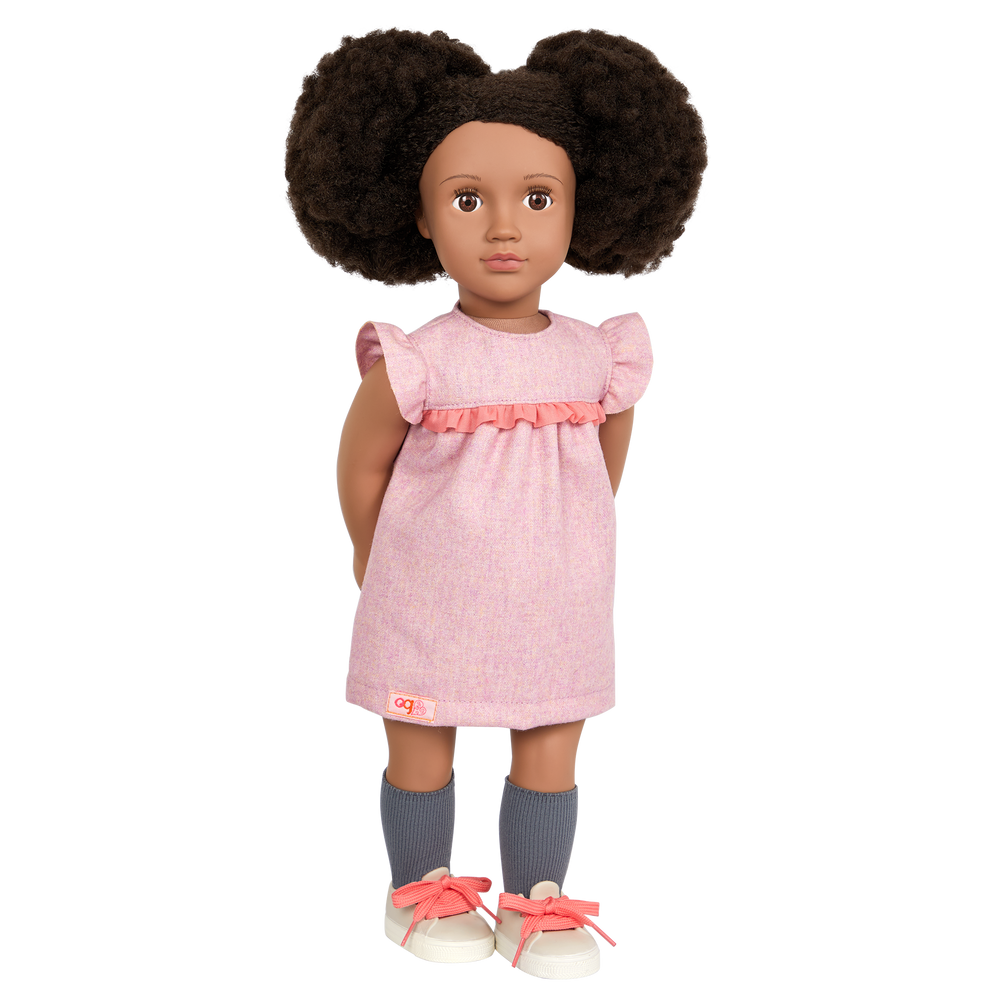 Rochelle - 46cm Fashion Doll - Doll with Brown Eyes & Brown Curly Hair - Toys & Gifts for Kids - Our Generation UK