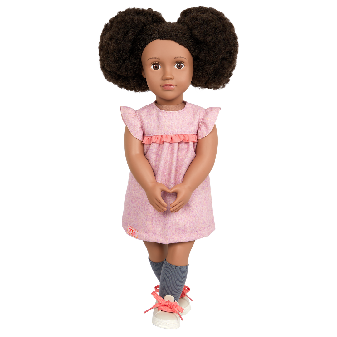 Rochelle - 46cm Fashion Doll - Doll with Brown Eyes & Brown Curly Hair - Toys & Gifts for Kids - Our Generation UK