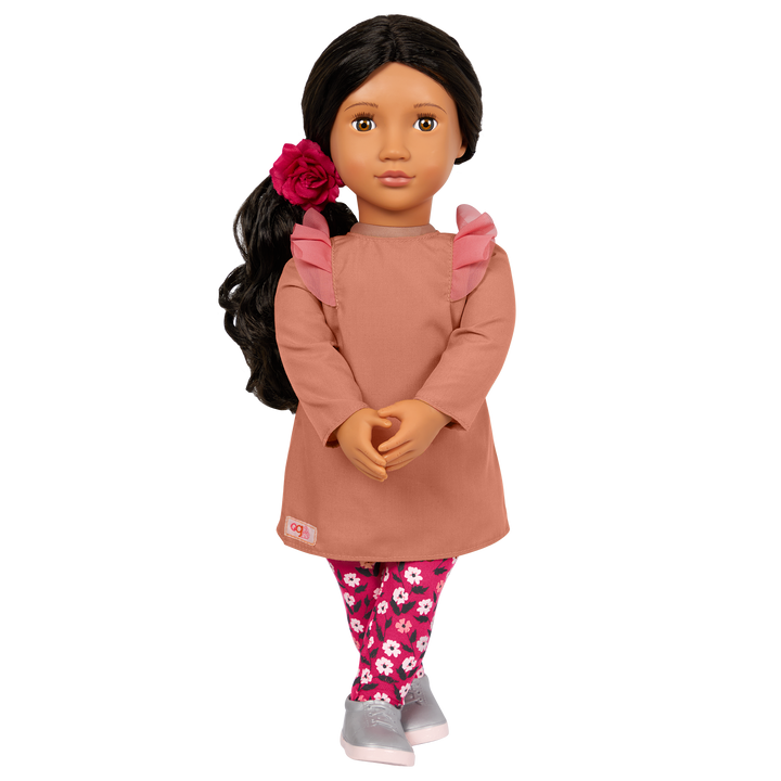 Rosalia - 46cm Fashion Doll - OD Doll with Brown Eyes & Brown Hair - Toys & Gifts - Ages 3 Years + - Our Generation UK