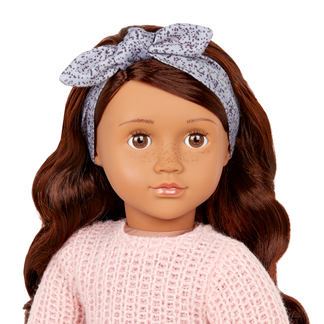 Coco - 46cm Chocolate Making Doll - Doll Baker with Chocolate Making Accessories - Doll & Storybook - Posable Doll - OG Doll with Brown Hair & Eyes - Toys & Gifts for Kids - Our Generation UK