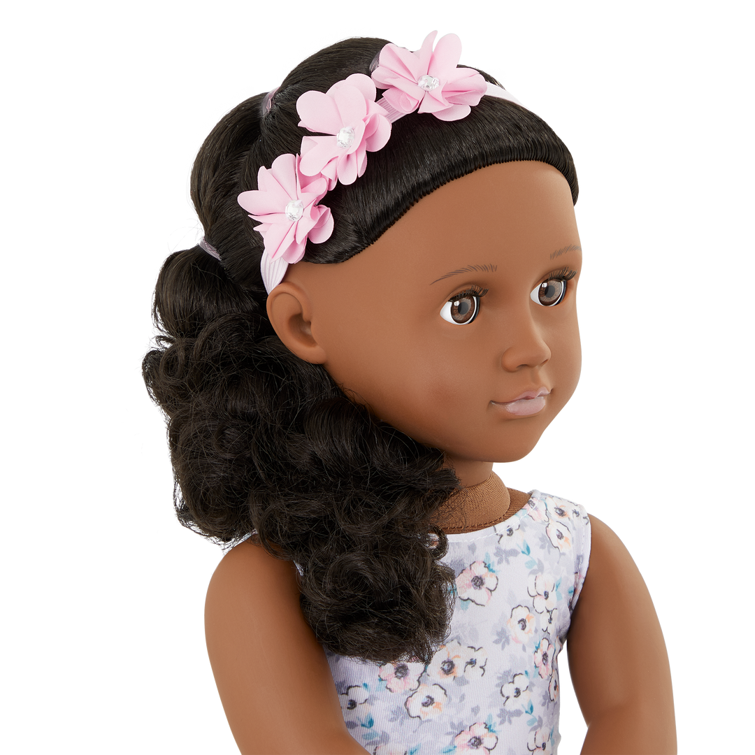 Mysa - 46cm Ballerina Doll - OG Doll with Black Hair & Brown Eyes - Toys & Gifts for Kids - Our Generation