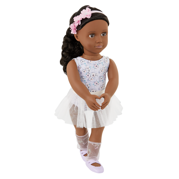 Mysa - 46cm Ballerina Doll - OG Doll with Black Hair & Brown Eyes - Toys & Gifts for Kids - Our Generation