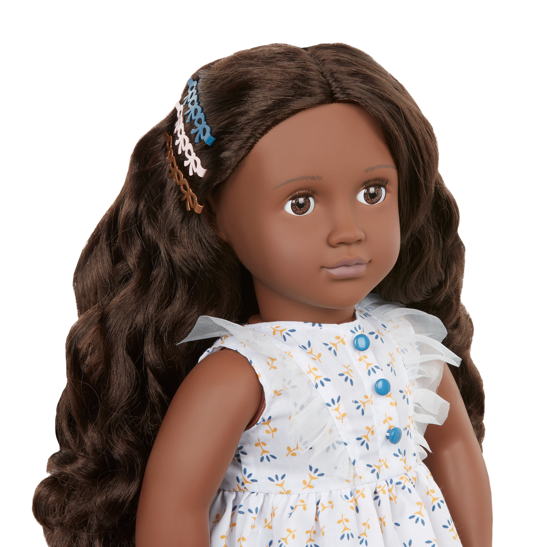 Prisha - Hair Styling Doll - OG Doll with Hair Accessories - Brown Hair & Eyes - Toys & Gifts for Kids - Our Generation