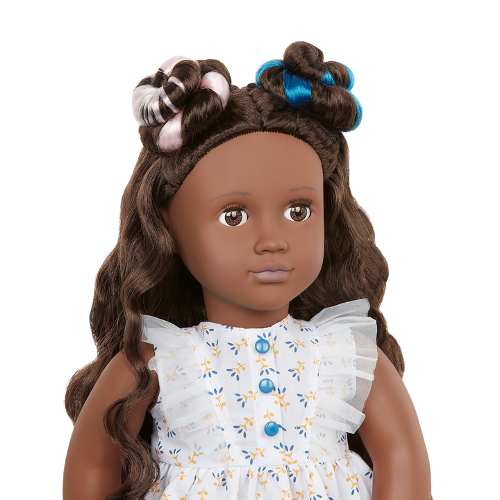 Prisha - Hair Styling Doll - OG Doll with Hair Accessories - Brown Hair & Eyes - Toys & Gifts for Kids - Our Generation
