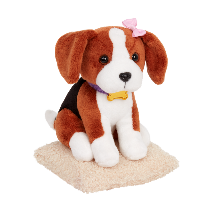 Ember & Elsie - 46cm Doll & Pet - OG Doll with Blonde Hair & Hazel Eyes - Pet Dog with Brown & White Fur - Puppy Accessories - Toys & Gifts for Kids - Our Generation UK