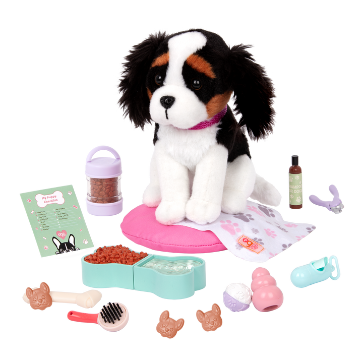 Paw Paradise - Pet Accessories for 46cm Dolls - Pet Bed, Treats & Toys - Doll Accessories - Our Generation