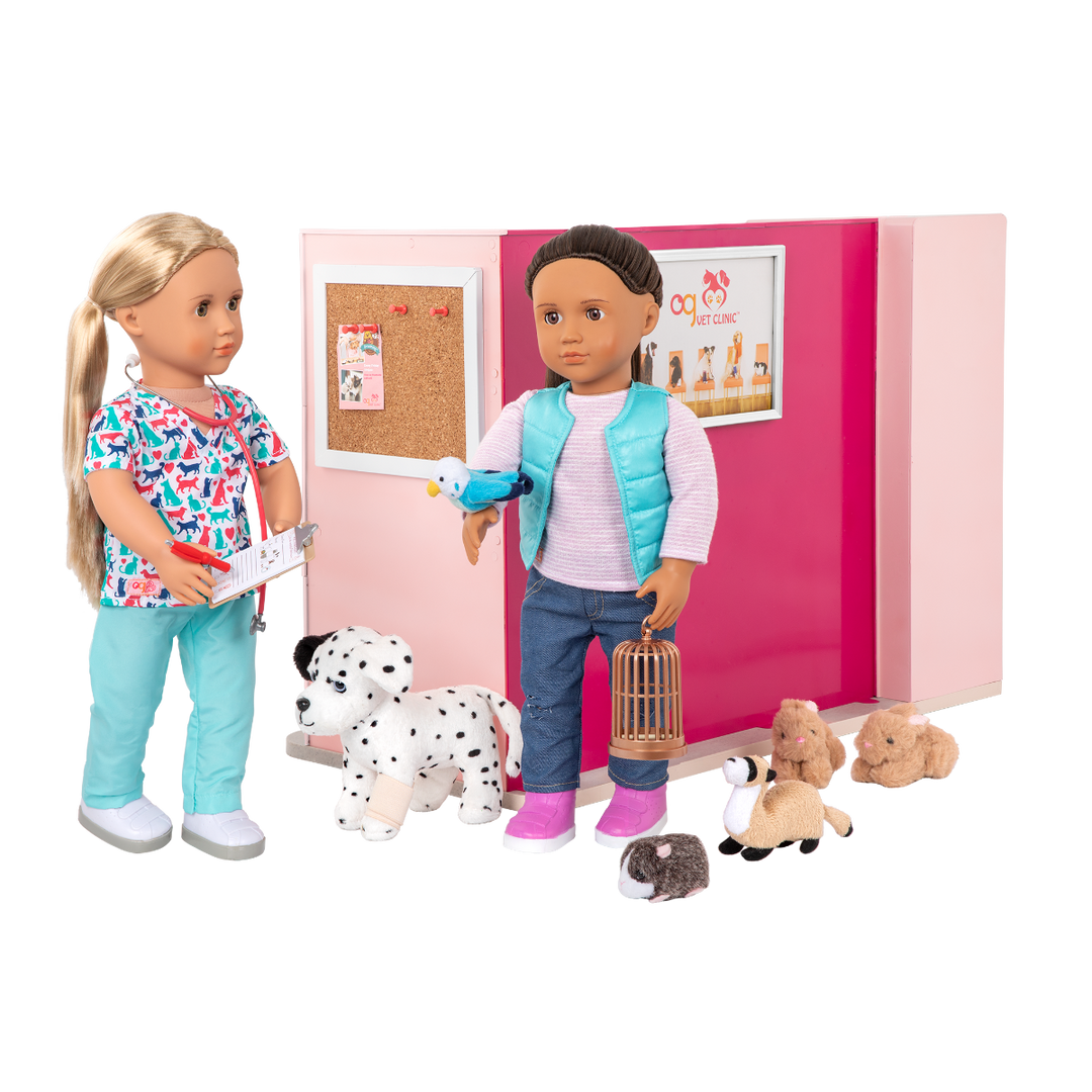 Healthy Paws Vet Clinic - Vet Set for 46cm Dolls - Vet Accessories for OG Pets - Large Playset for Our Generation Dolls - Our Generation UK