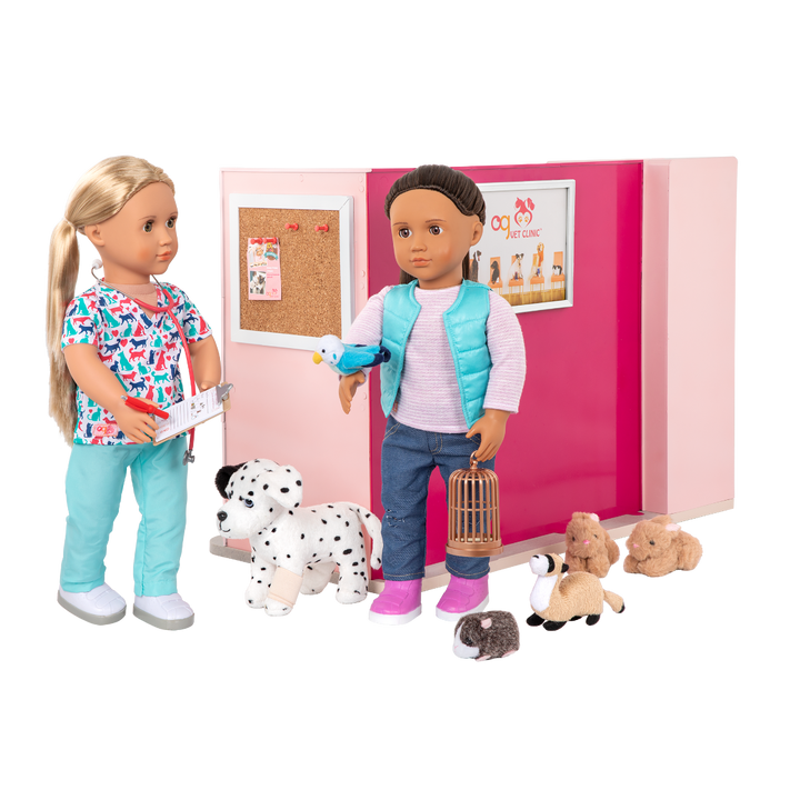 Healthy Paws Vet Clinic - Vet Set for 46cm Dolls - Vet Accessories for OG Pets - Large Playset for Our Generation Dolls - Our Generation UK