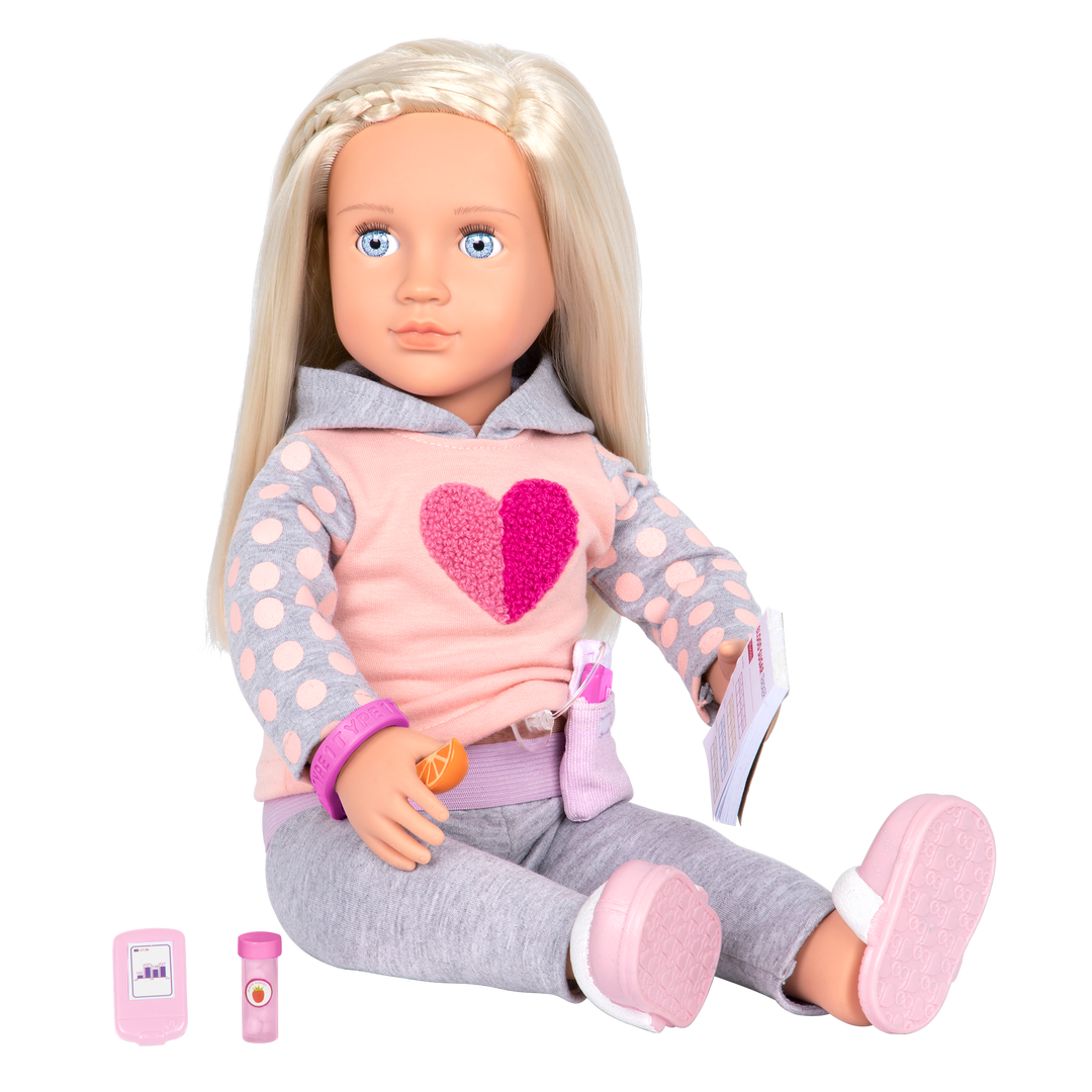 Sweet Treatment - Diabetic Care Set for 46cm Dolls - Small Accessories for Dolls - Our Generation