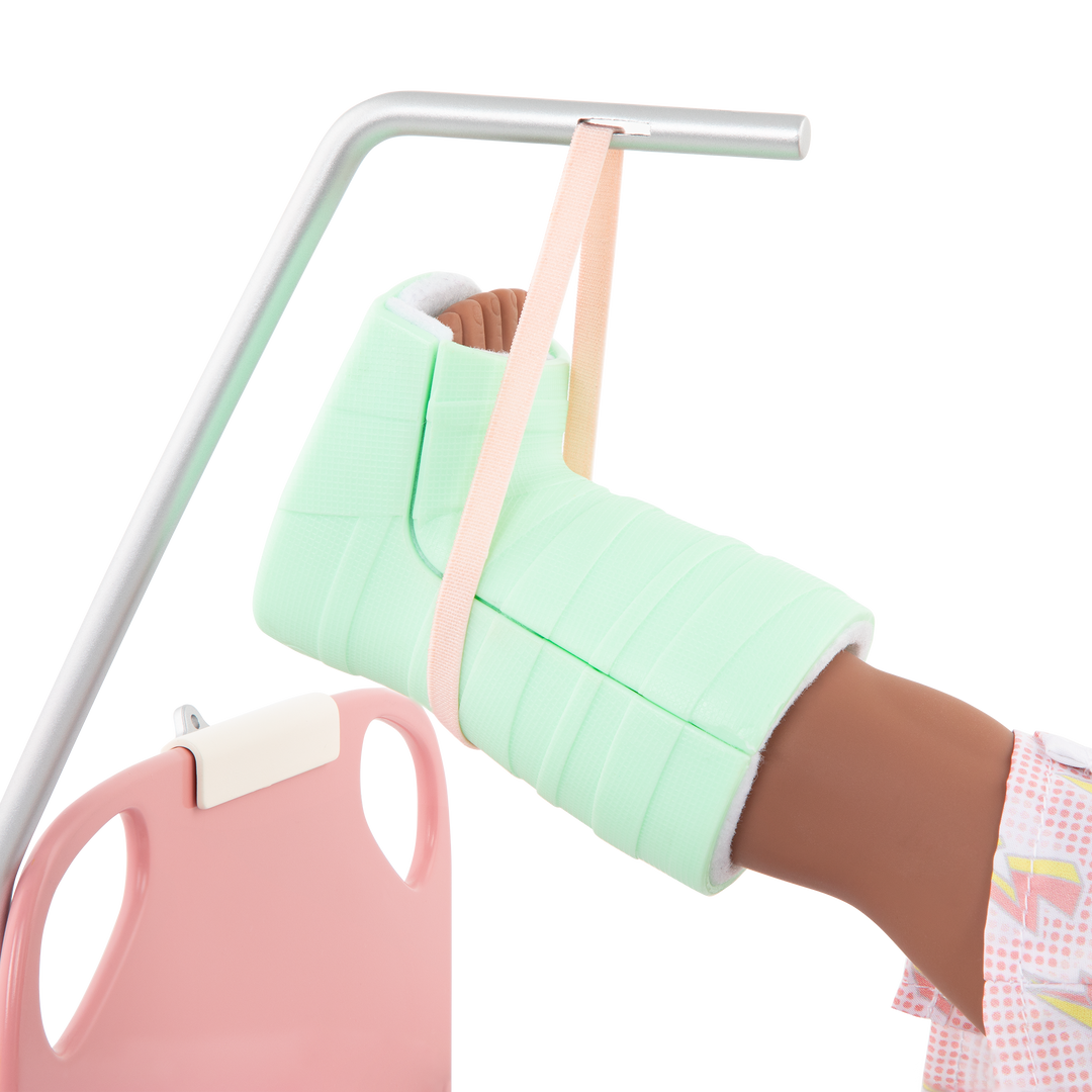 Get Well Bed - Hospital Bed for 46cm Dolls - Medical Accessories for OG Dolls - Doll Playset - Gifts for Kids - Our Generation