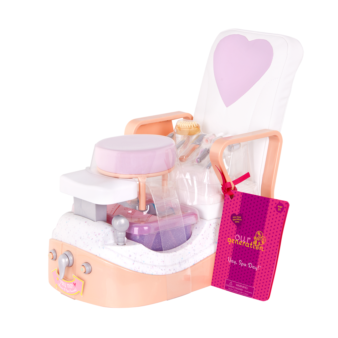 Yay Spa Day Chair - Doll Spa Accessory - Accessories for 46cm Dolls - Our Generation