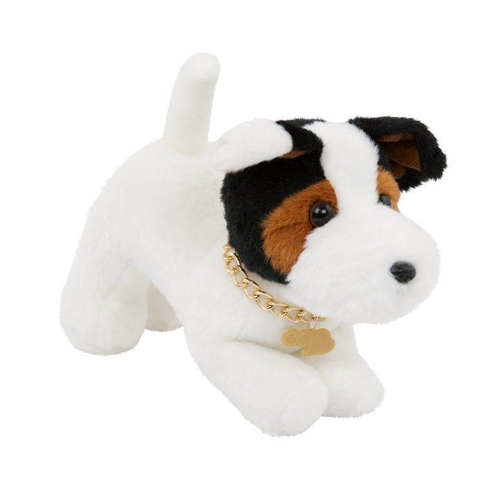 Pro Skater Pup Posable - 15cm Parson Russell Terrier with Skateboard Accessories - Accessories for Dolls - Our Generation