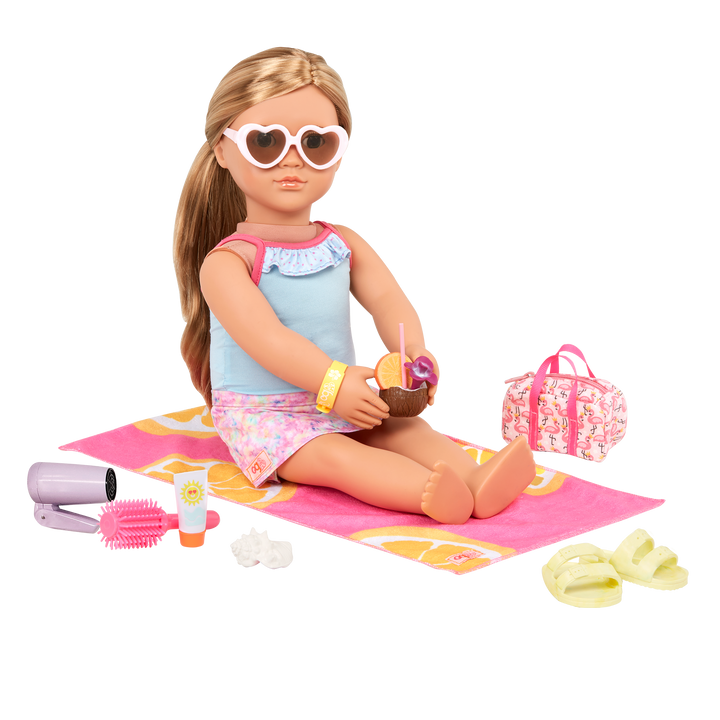 Start A Journey - Doll Travel Accessory Set - Small Accessory Set for Dolls - Our Generation