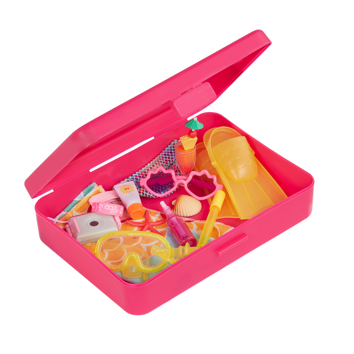 Sea the World Travel Set - Suitcase & Holiday Accessories for 46cm Dolls - Small Accessory - Our Generation