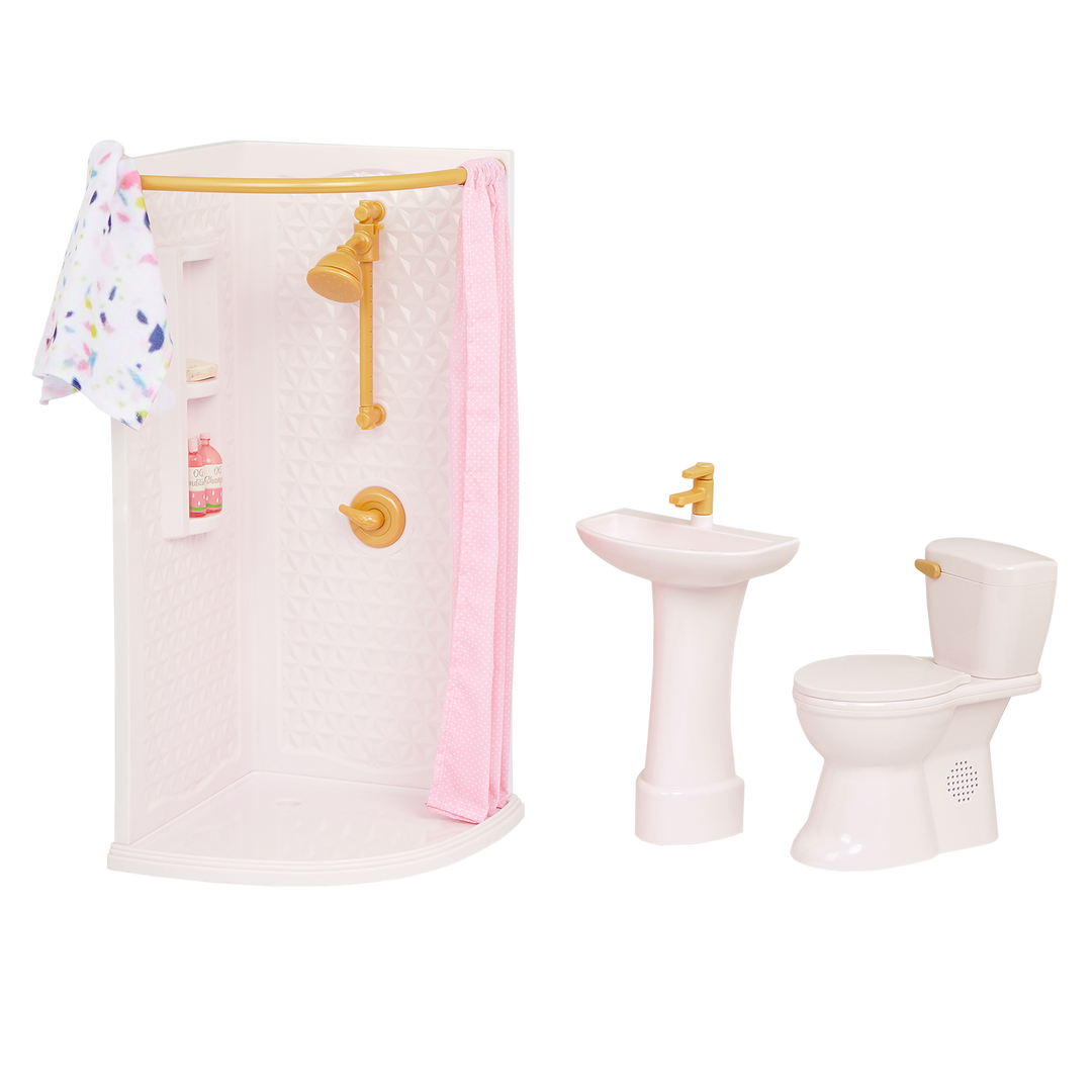 Sweet Bathroom 46cm Doll Furniture Our Generation Our