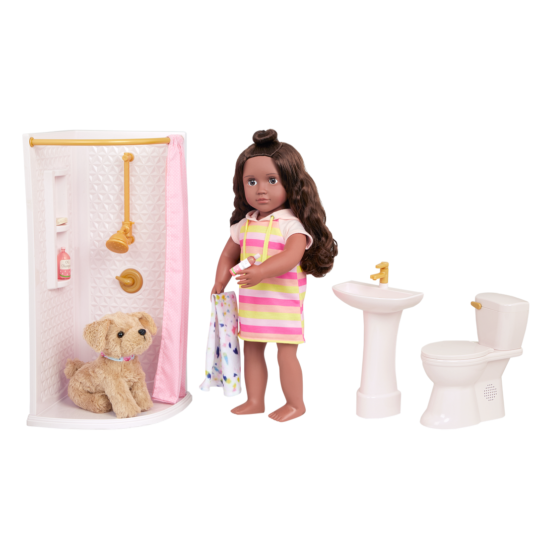 Sweet Bathroom 46cm Doll Furniture Our Generation Our